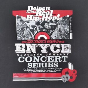 Enyce T Shirt Mens 5XL Black Real Hip Hop Concert Series Disco B Beats R&B
